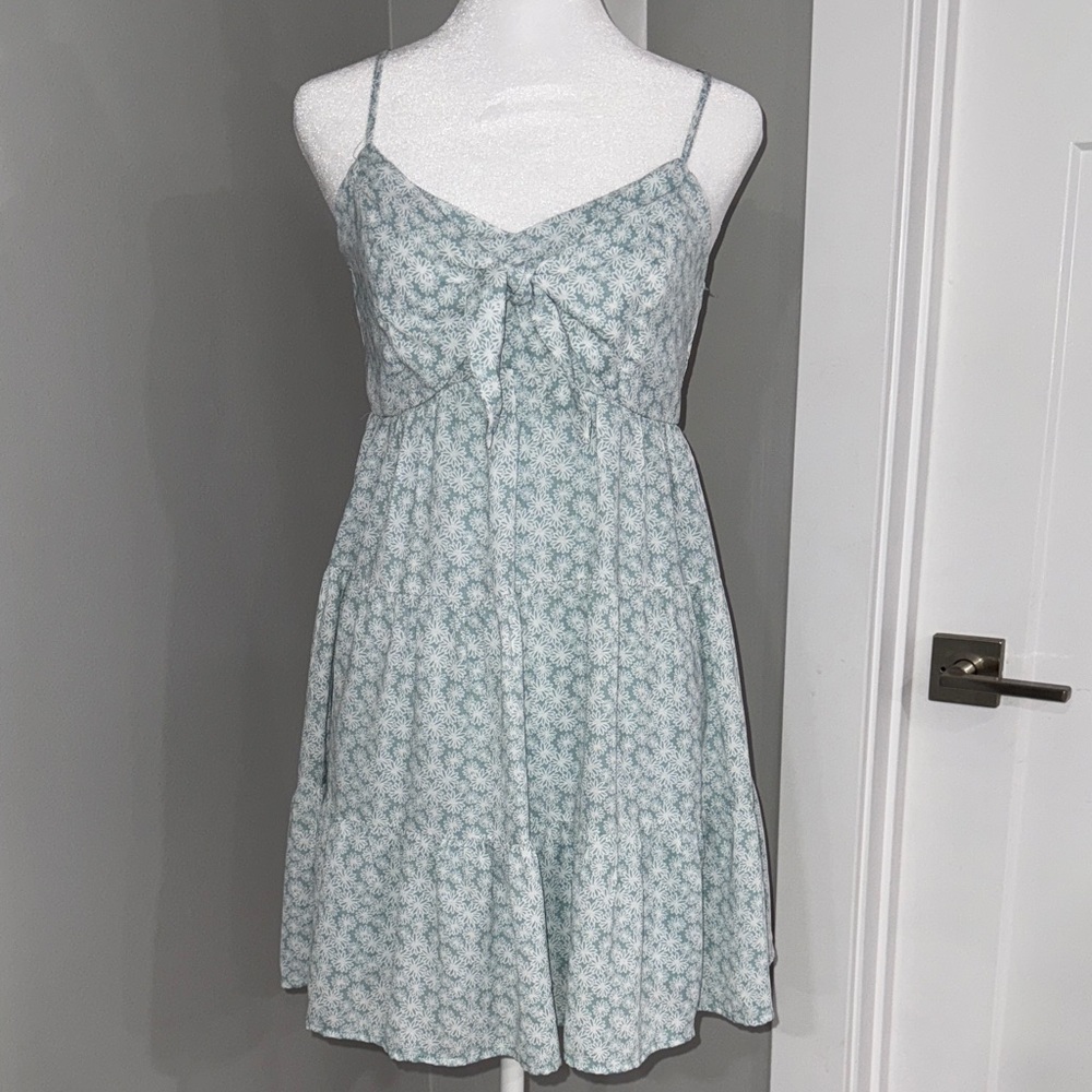 Elegant Floral Spaghetti Strap Dress
